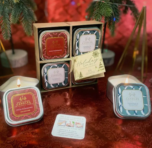 Holiday Soy Lotion Candles