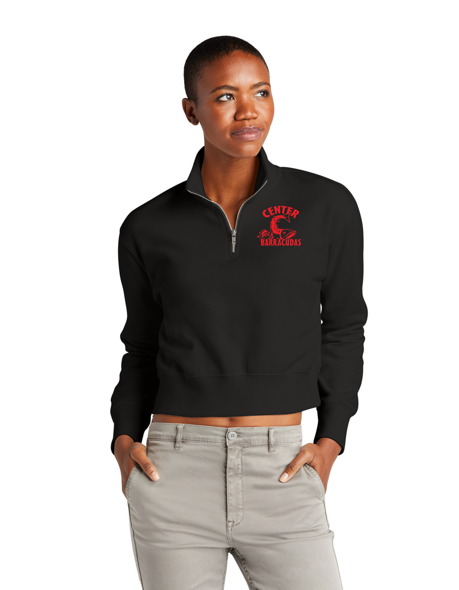 Barracudas Crop Fleece Zip Up