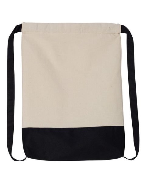 Canvas Drawstring Backpack-8876