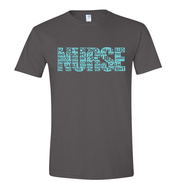 Nurse Word Art T-Shirt