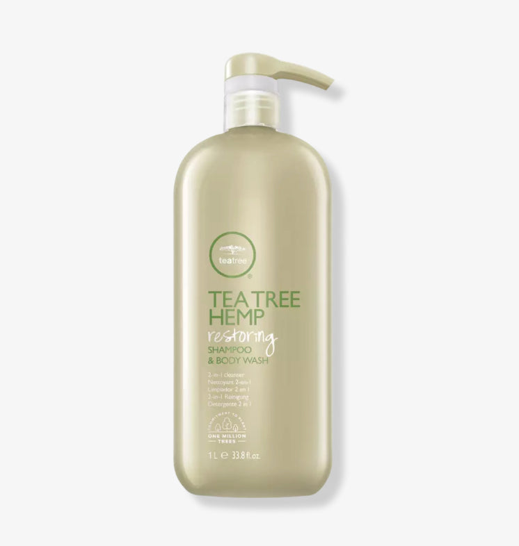 Tea Tree Hemp Restoring Shampoo & Body Lotion