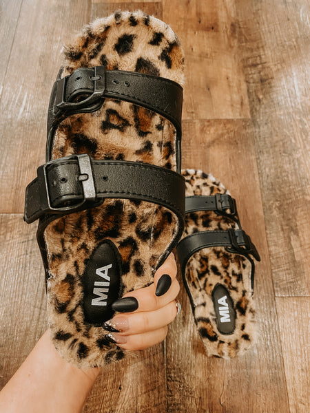 Leopard haven sandal