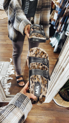Leopard haven sandal