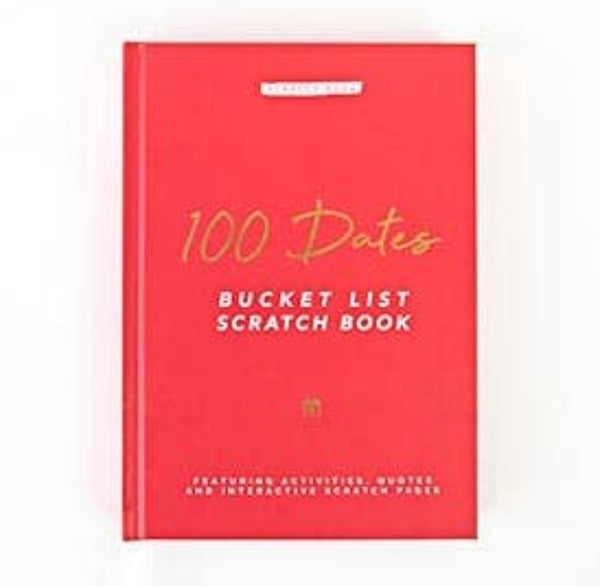 100 Date Bucket List Scratch Book