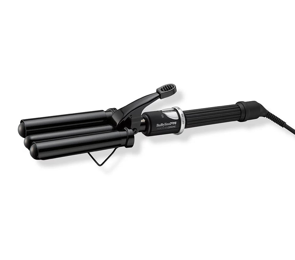 BabylissPRO Porcelain Ceramic Triple Barrel Waver