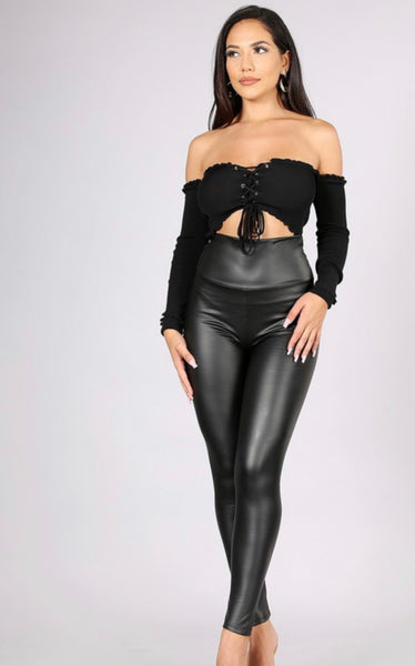 Astrid Leather Leggings