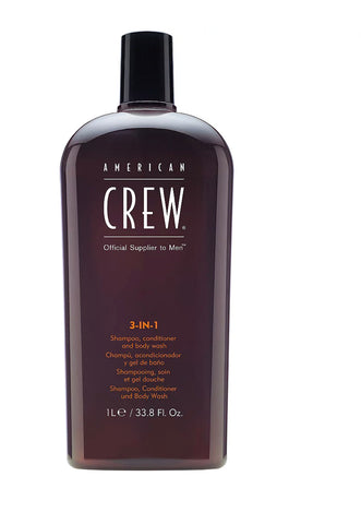 American Crew 3-In-1 Shampoo, Conditioner and Body Wash