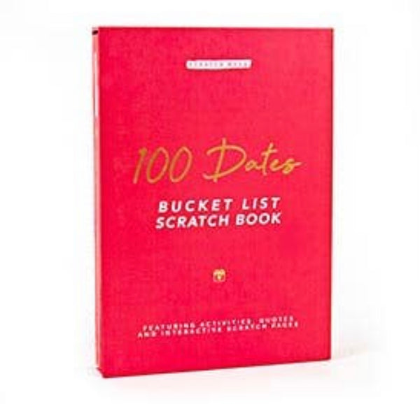 100 Date Bucket List Scratch Book